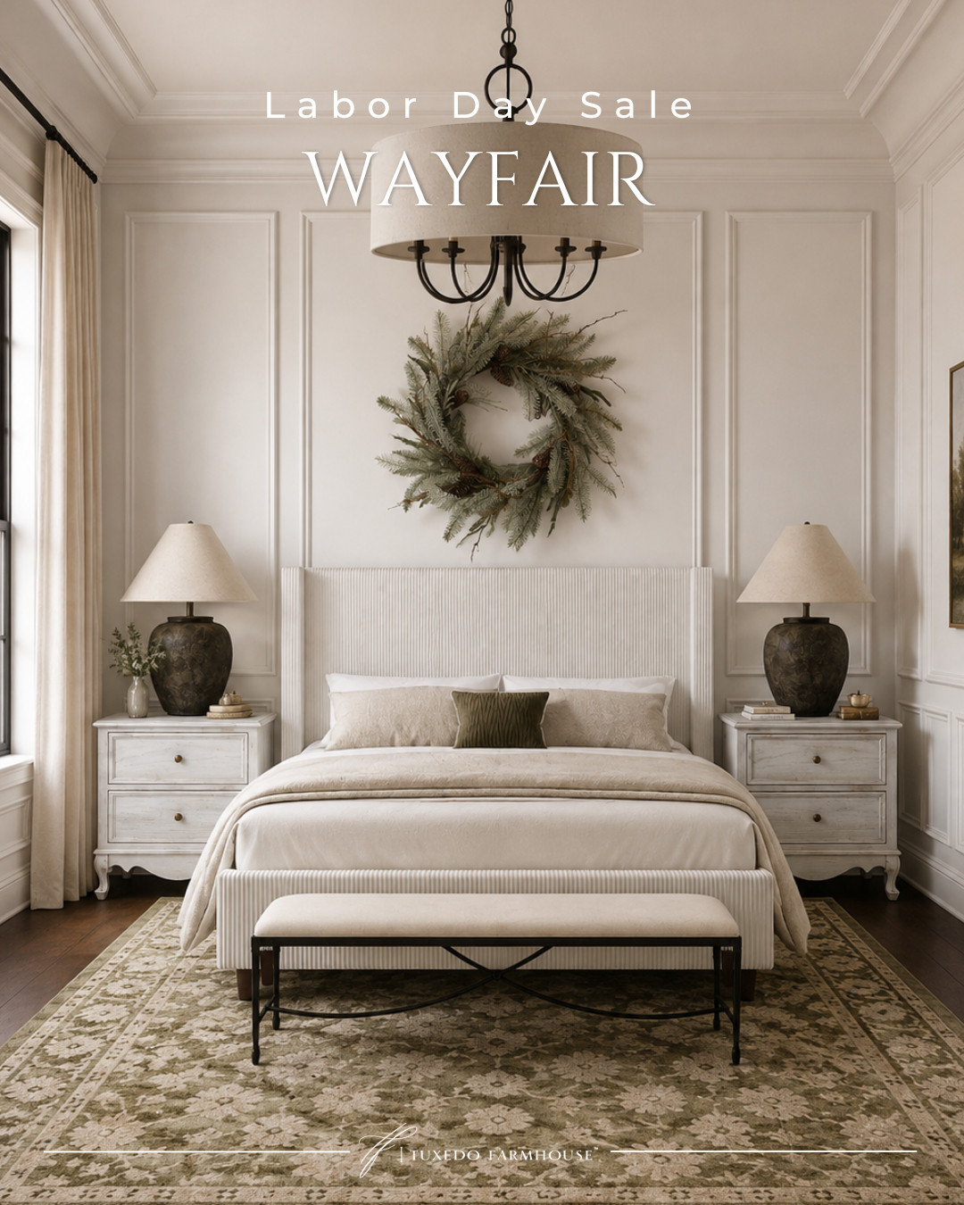 Labor Day savings are making a bedroom refresh even more tempting! 🤎 These Wayfair finds bring together soft neutrals, warm texture, a beautiful patterned rug, statement lighting, and timeless furniture for an elegant, collected look. Such pretty pieces to carry your home from late summer right into fall—and even better when they’re on sale!

#LTKHome #LTKSaleAlert #LTKStyleTip #WayfairFinds #LaborDaySale #BedroomInspo #FallHome #CozyHome 

 #LTKSeasonal #LTKHome #LTKSaleAlert