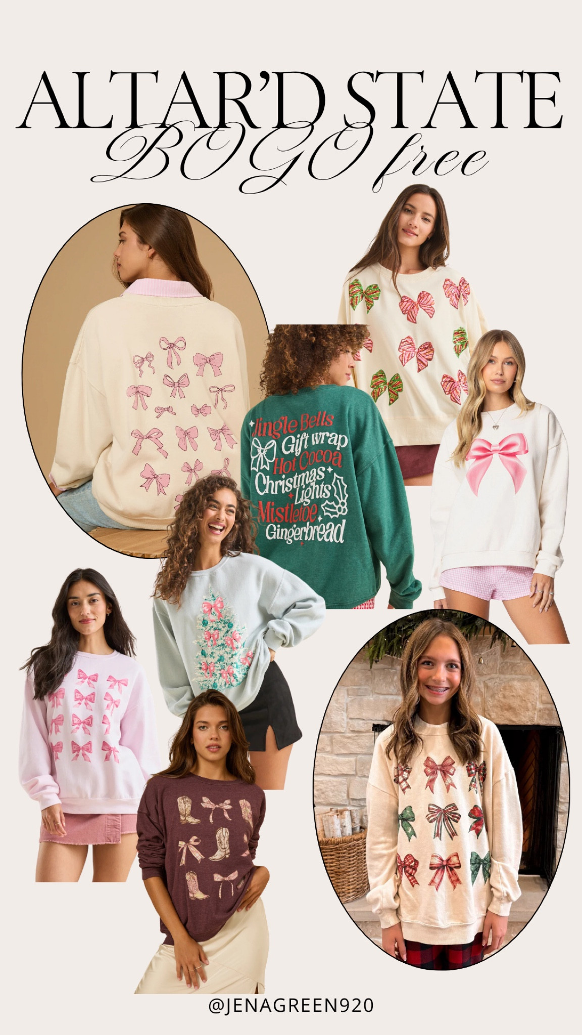 Altard State | Bogo Free Sweatshirts | Bogo Free Holiday Sweatshirts | Coquette Sweatshirts 

#LTKSaleAlert #LTKSeasonal #LTKHoliday