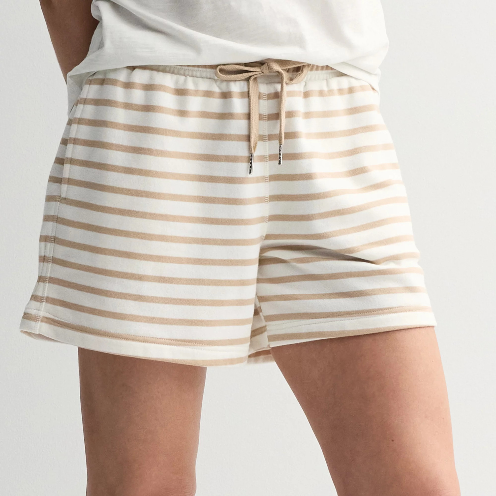 Women's Sonoma Goods For Life® French Terry Striped Shorts | Kohl's