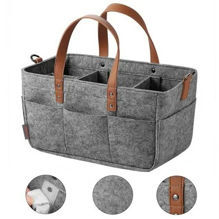 Baby Diaper Caddy,Nursery Storage Bin and Car Organizer for Diapers and Baby Wipes,Baby Diaper Organ | Walmart (US)
