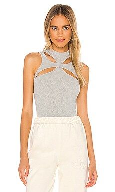 superdown Grayson Cut Out Top in Grey from Revolve.com | Revolve Clothing (Global)