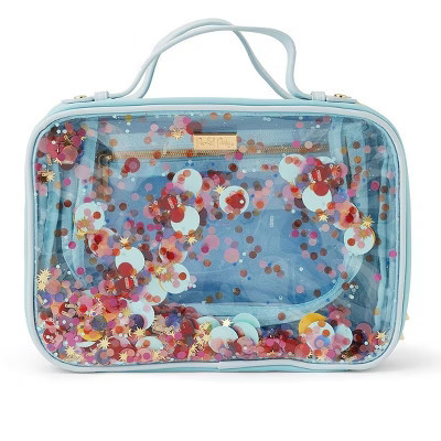 Packed Party Celebrate Every Day Confetti Traveler Cosmetic Bag, Holds Toiletries, Large Makeup Organizer | Target