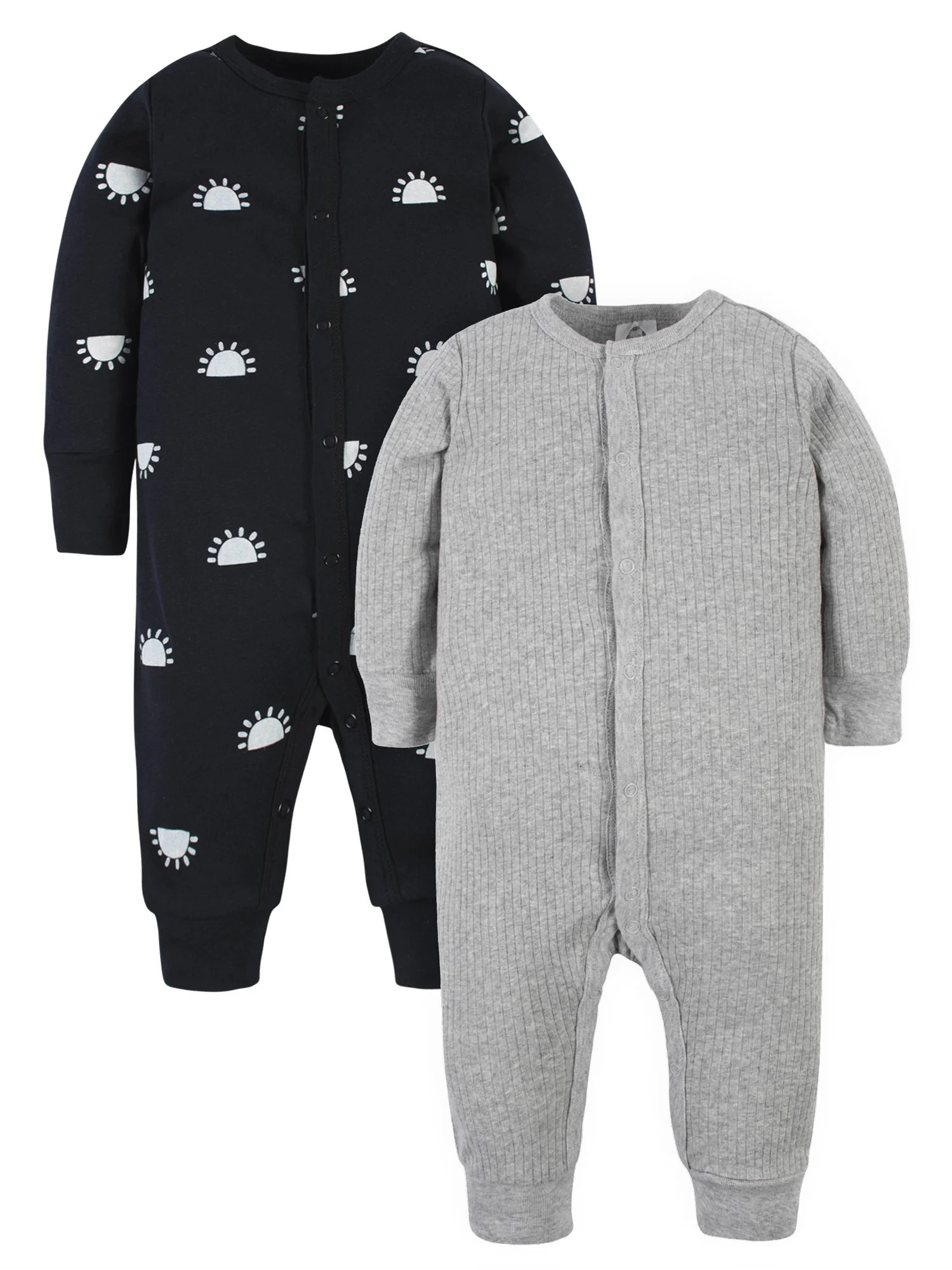 Modern Moments by Gerber Baby Boy Coveralls, 2-Pack, Newborn-12 Months | Walmart (US)