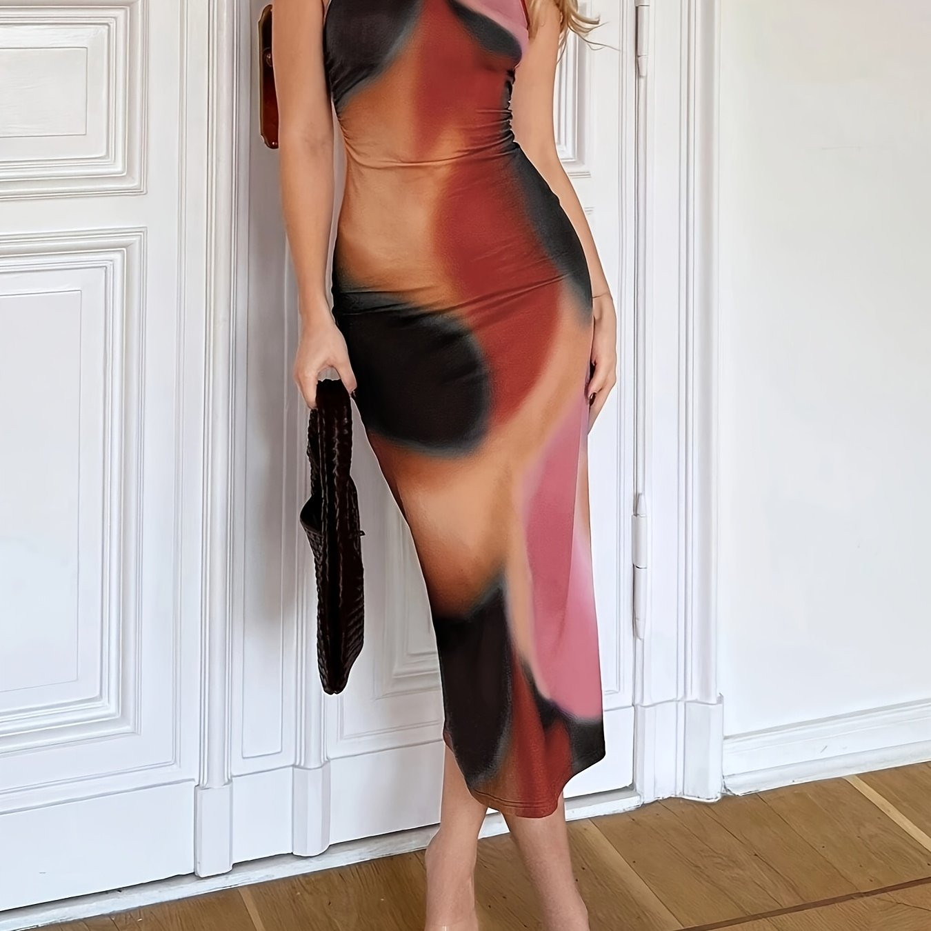 elegant women's summer sleeveless maxi dress vibrant - Temu Canada | Temu Affiliate Program