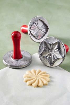 Pretty Pleated Cookie Stamps, Set of 3 | Anthropologie (US)