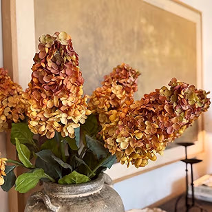 Vickerman 35.5" Golden Yellow Artificial Cone Hydrangea Spray, 2 per Bag. | Amazon (US)