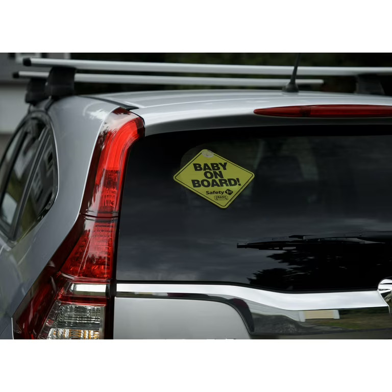 Safety 1ˢᵗ Baby On Board Sign, Yellow | Walmart (US)