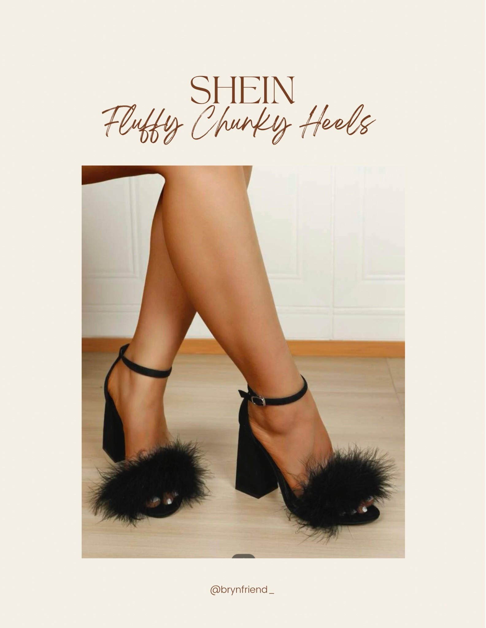 This is cute fluffy chunky heel from SHEIN #shein #fluffy #chunky #heel #shoe 

#LTKunder100 #LTKshoecrush #LTKFind