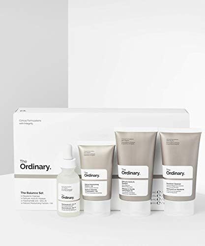 The Ordinary The Balance Set (4 Pcs: Squalance Cleanser + Salicylic Acid 2% Masque + Niacinamide ... | Amazon (US)