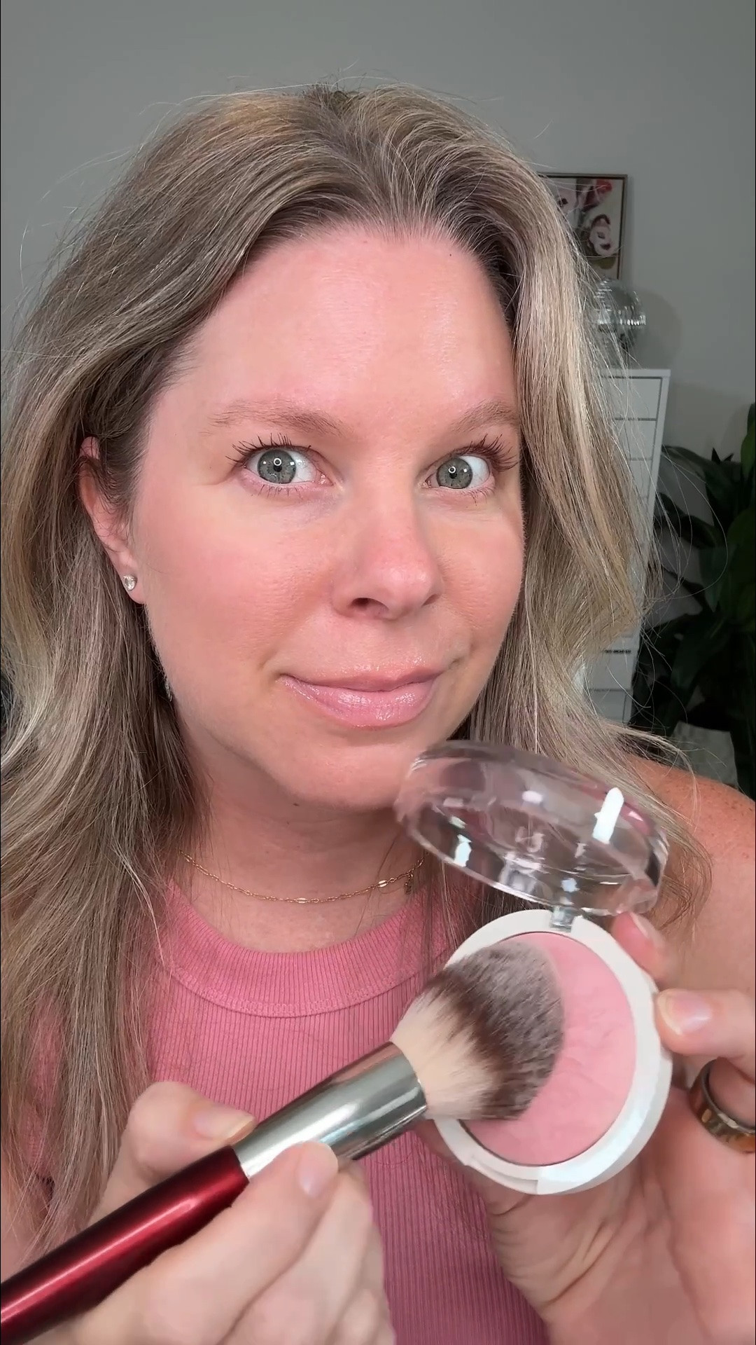 Who agrees? Everybody always wants the pigmented blushes, but let’s face it, they are harder to blend! My favorite blushes are buildable…because you can build the color slowly. It’s much harder to overdo, blends more seamlessly, and gives you that soft, natural flush instead of one patch that’s impossible to fix. Follow for more easy makeup tips for women over 40! Love this blush by @raviebeauty in shade: heaven! #makeupformatureskin #makeupformaturewomen #makeupforbeginners

#LTKgrwm #LTKOver40 #LTKBeauty