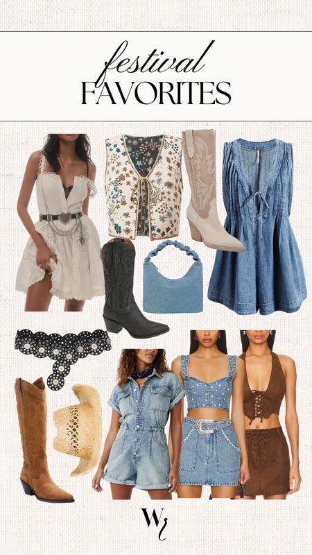 Festival style country music concert outfit ideas what to wear in nashville 

#LTKStyleTip #LTKFindsUnder50