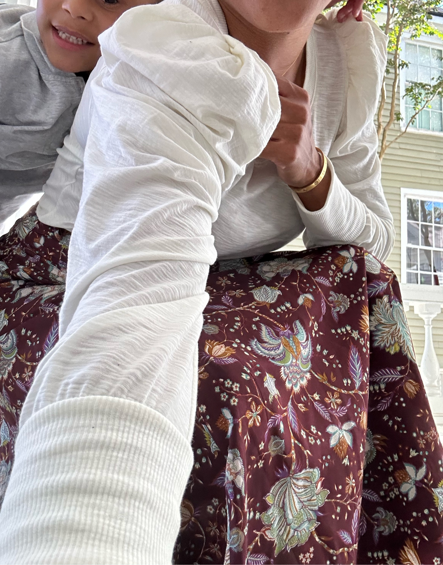 Me and my sidekick. Love this Ulla Johnson skirt for the fall. It pairs perfectly with sweaters, tees, blazers and more. 

#LTKfindsunder100 #LTKSeasonal #LTKstyletip