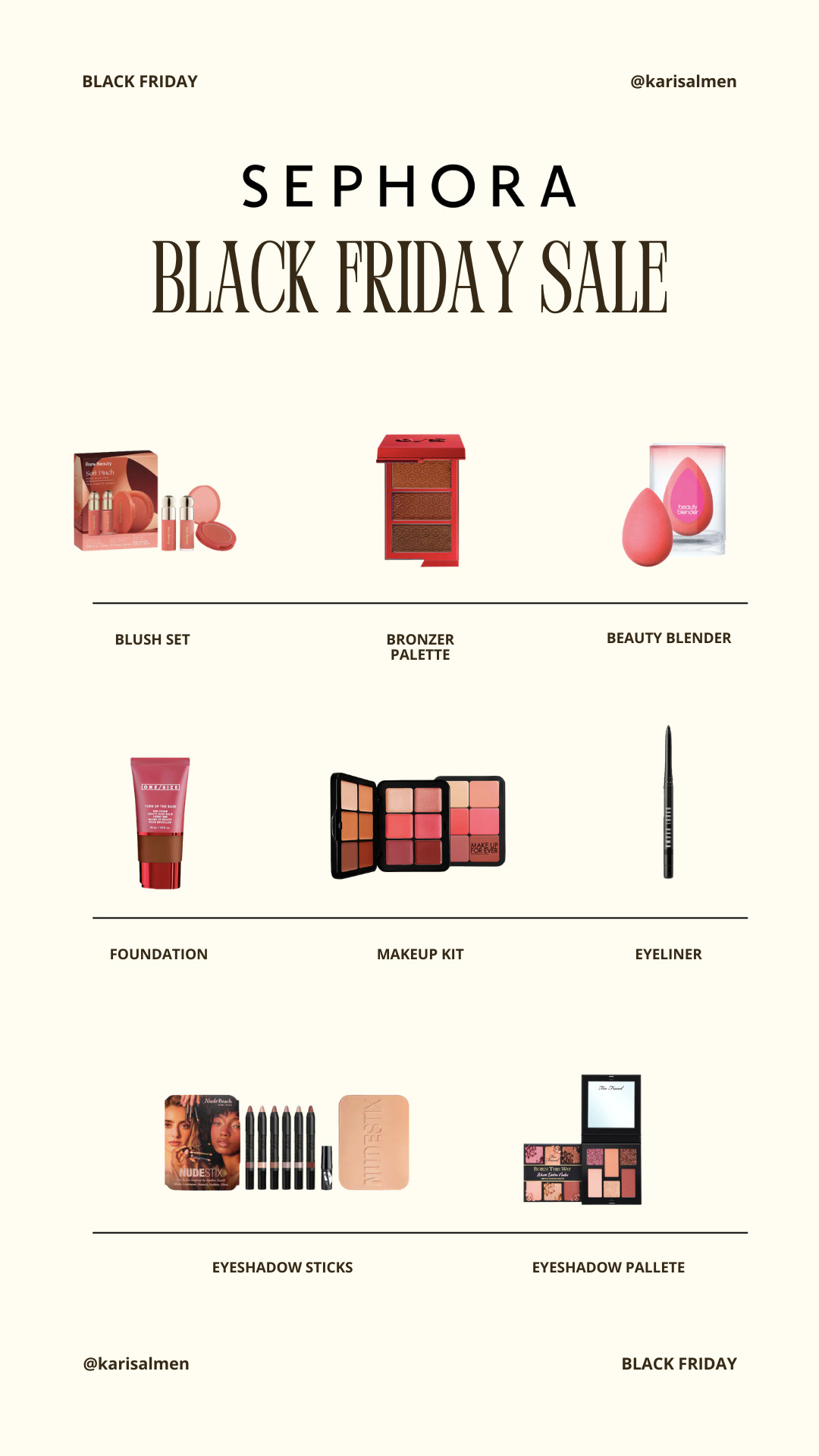 My favorite products from the Black Friday Sephora sale! 💕 

 #LTKSaleAlert #LTKFindsUnder50 #LTKBeauty