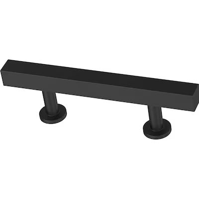 Brainerd  Square Bar 2-1/2-in Center to Center Matte Black Square Bar Drawer Pulls | Lowe's