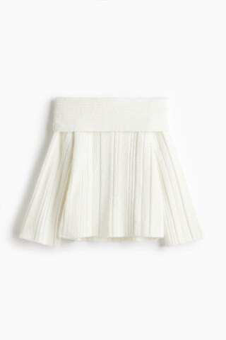 H & M - Off-the-Shoulder Sweater - White | H&M (US + CA)