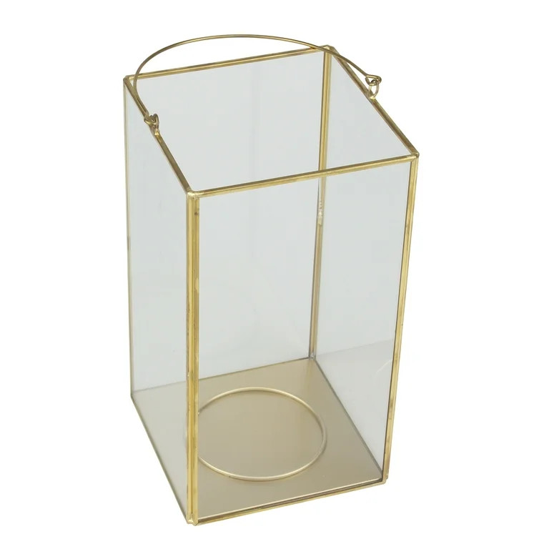 Better Homes & Gardens Decorative Gold Metal Lantern Large [Delivery] | Walmart (US)