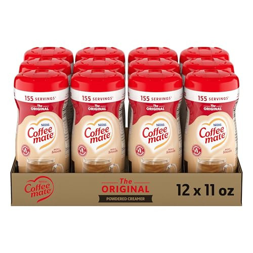 Nestle Coffee mate Coffee Creamer, Original, Powder Creamer, 11 oz Canister (Pack of 12) | Amazon (US)