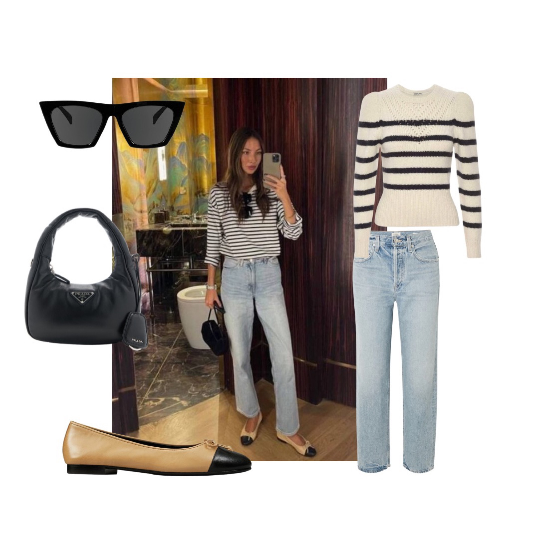 You can never go wrong with a striped sweater/ jean moment. This simple but elevated look works for any weekend all year long. Shop this look we recreated below! 

#LTKshoecrush #LTKSeasonal #LTKstyletip