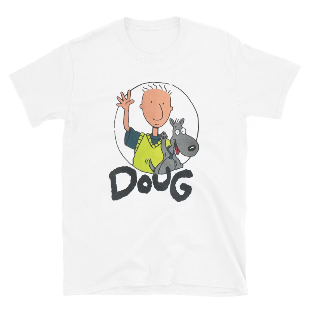Doug Nickelodeon Throwback 90s T-shirt - Etsy | Etsy (US)