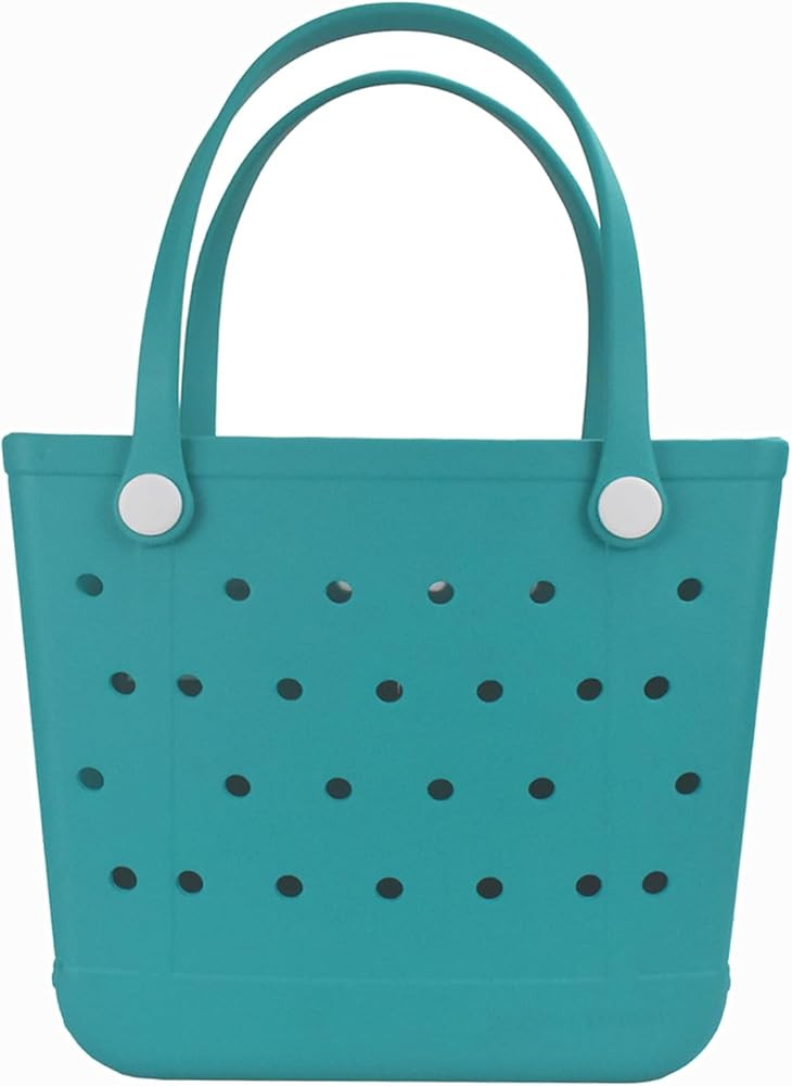 X Large Beach Bag, Oversized Rubber Beach Bag, Washable Open Tote Bag Durable Tote Travel Bags | Amazon (US)