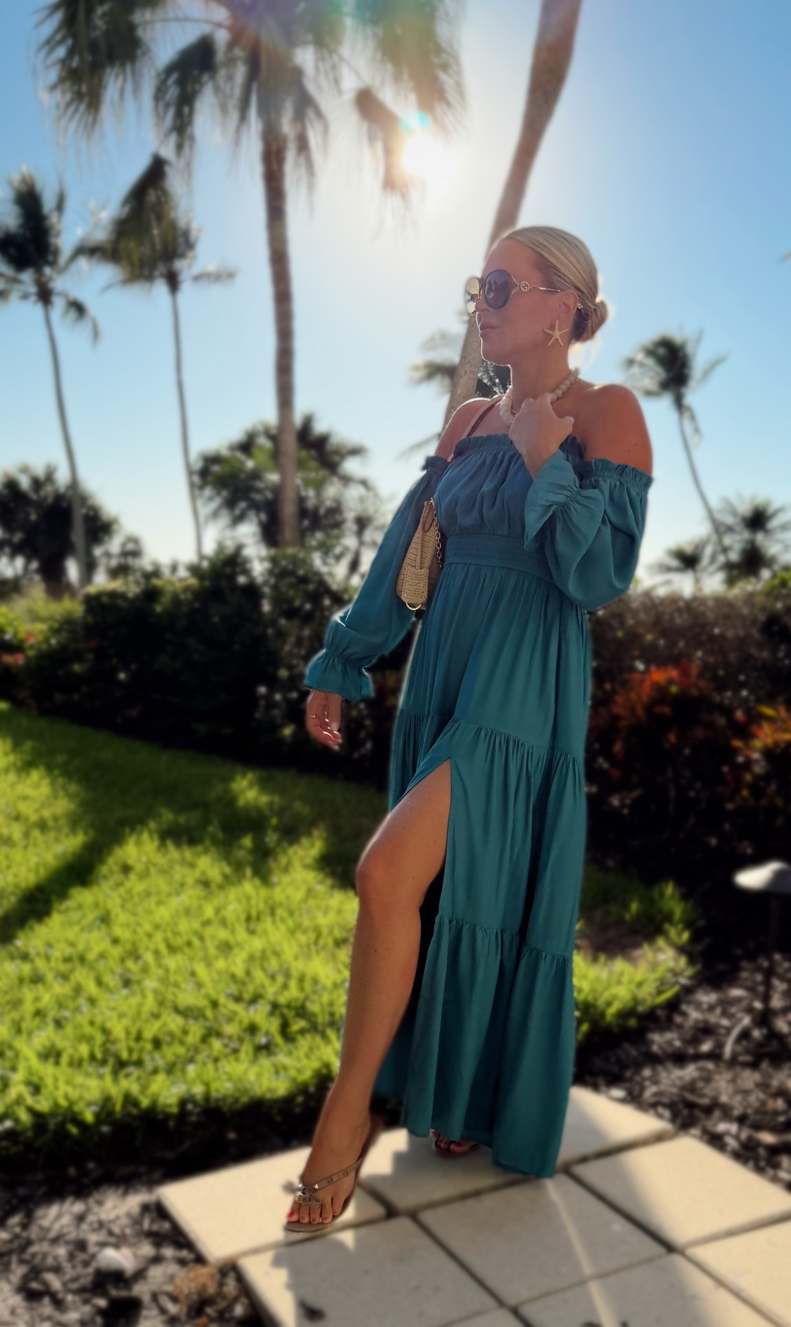 A fave maxi dress of mine. Goes everywhere I go! Lots of colors and I think I own them all  🤍.

Maxi dress. Blue dress. Resort wear. Spring dress.  

#LTKSaleAlert #LTKBeauty #LTKootd