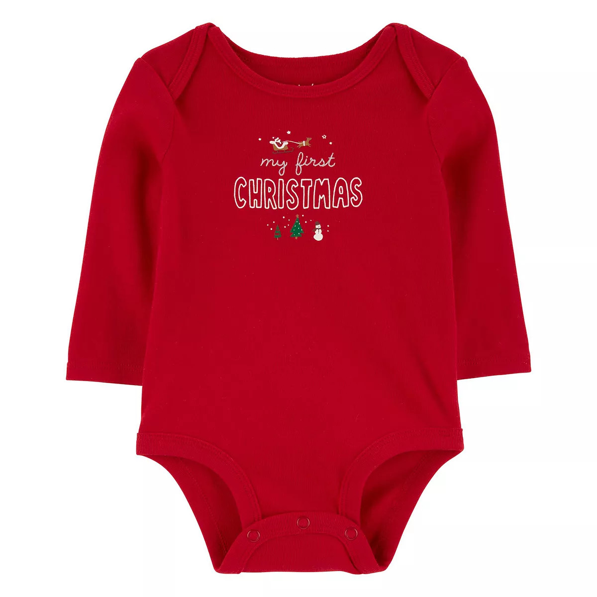 Baby Carter's Red "My First Christmas" Bodysuit | Kohl's