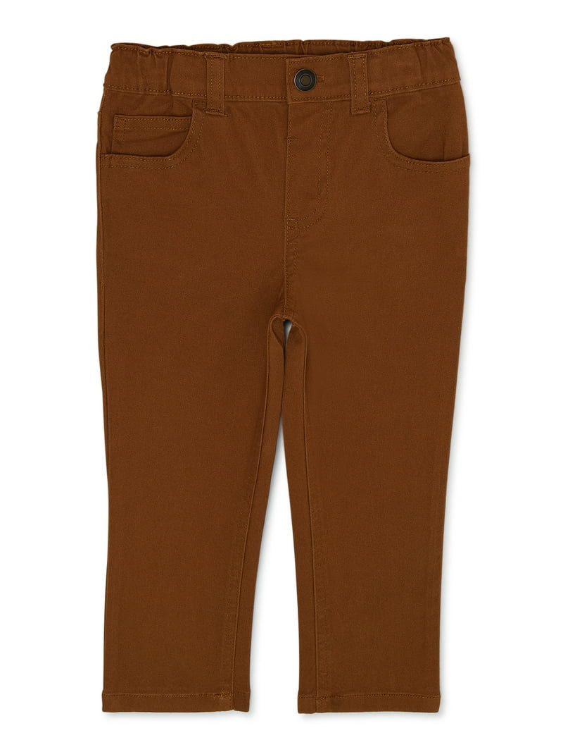 Garanimals Toddler Boy Straight Leg Twill Pants, Sizes 12M-5T | Walmart (US)