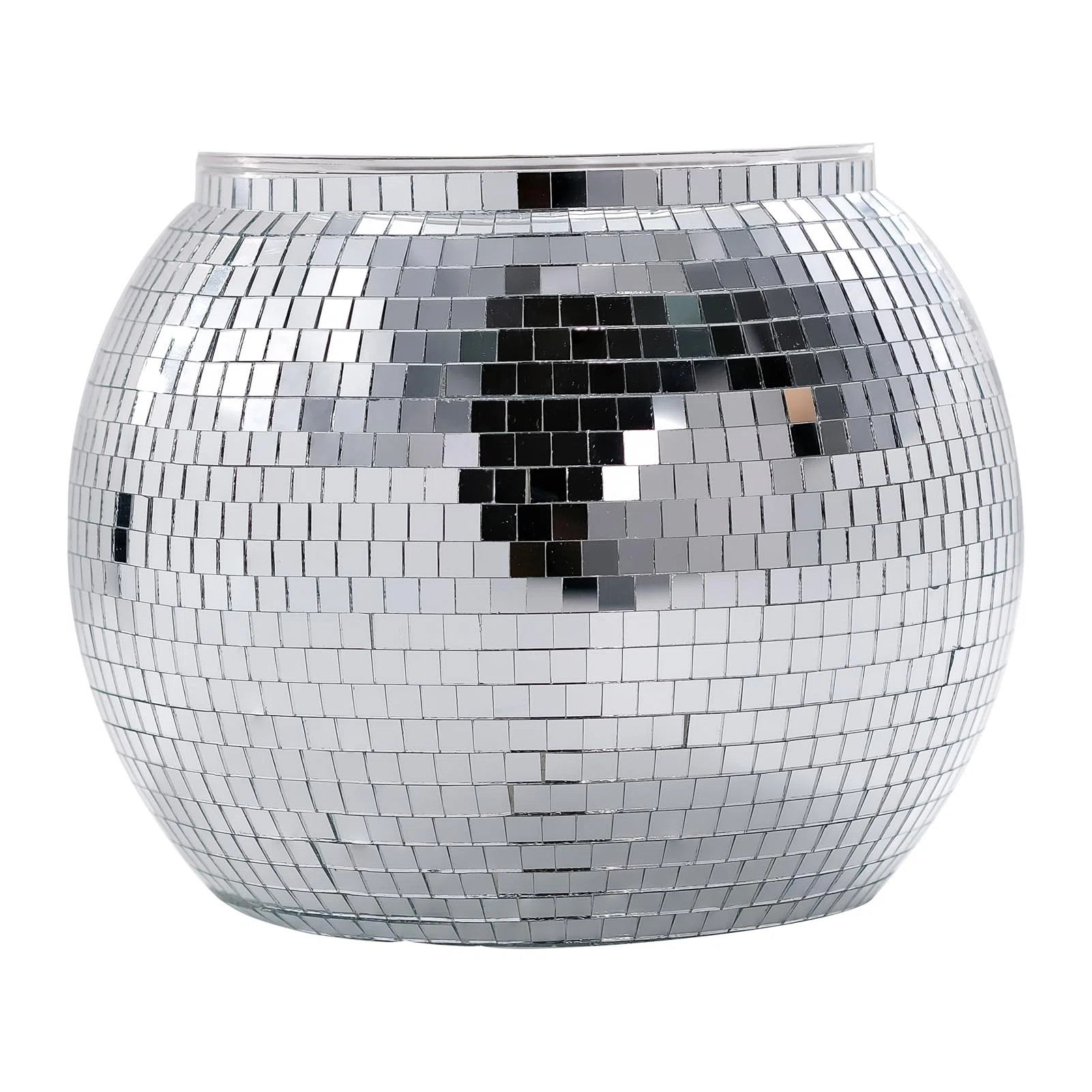 Disco Ice Bucket For Cocktail Bar,Mirror Silver Disco Ball Decor,Retro Party Accessories,8.8 Inch... | Wayfair North America