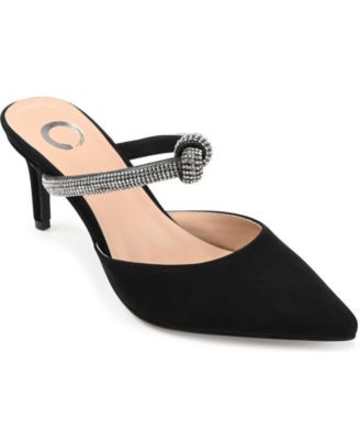 Women's Lunna Rhinestone Knot Slip-On Dress Pumps | Macy's