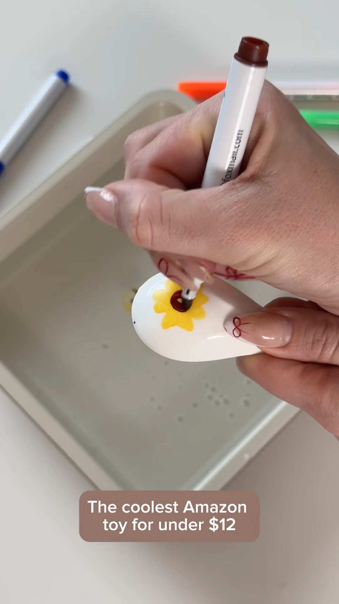 How cool is this art toy?! This was one of those toys that as soon as I saw it, I immediately knew I needed to order it! Your kids can draw their favorite drawings on the back of the spoon and then transfer them to cold water. They can pick them back up with a spoon and put them on their skin as a temporary tattoo! They wipe right off with cold water and no mess :)

| Amazon find, Amazon must have, Amazon mom, rainbow toys, rainbow playroom, playroom toys, playroom ideas, playroom makeover |

#playroom #playroomdecor #playroominspo #playroomdesign #playrooms #playroomorganization #playroomideas #playroomstyling #playroommakeover #playroomfurniture #playroomfun #rainbowtoy #rainbowtoys #rainbowplayroom 
#amazon #amazonfinds #amazonmusthaves #amazonprime 

#LTKGiftGuide #LTKKids #LTKFamily