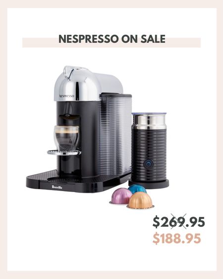 Nespresso is on sale for Black Friday! 

#LTKGiftGuide #LTKhome #LTKsalealert