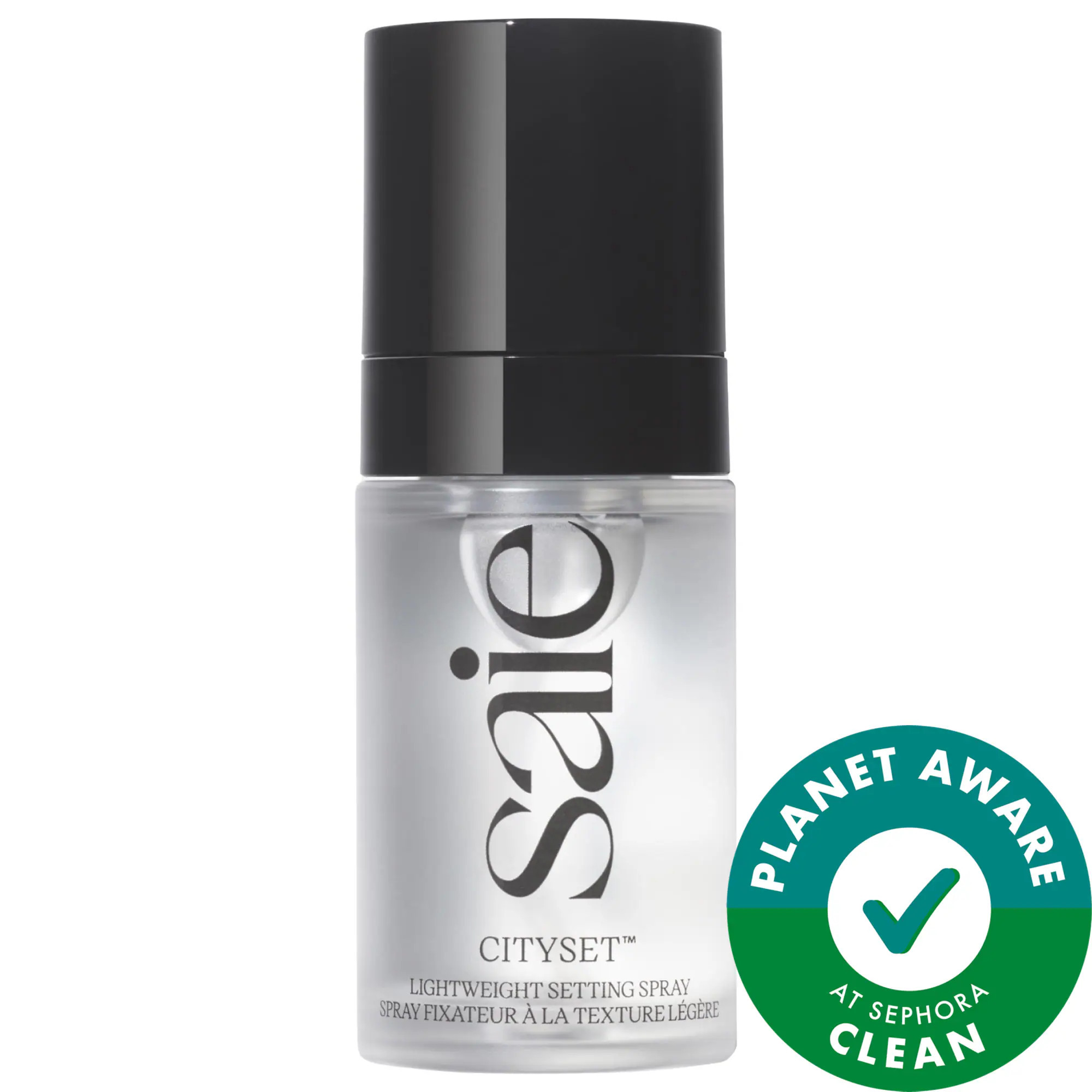 Saie Mini CitySet Ultra-Fine Mist Setting Spray with 16 Hour Wear 1 oz/30 mL | Sephora (US)