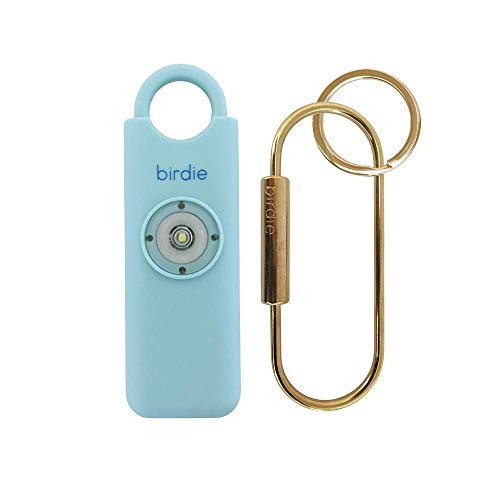 She's Birdie - The Original Personal Safety Alarm for Women by Women - Loud Siren, Strobe Light and Solid Brass Key Chain in a Variety of Colors (Aqua) | Amazon (CA)