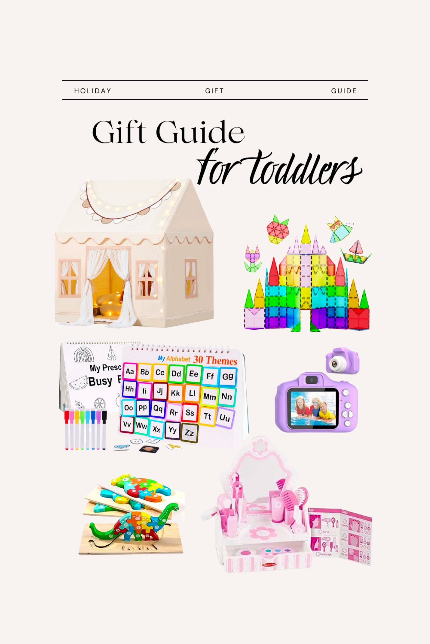 Toddler gift guide! Gift guide for 1-3 year olds! 

Toddler Christmas gifts | 2 year old Christmas gifts | 3 year old Christmas gifts | cyber week | Black Friday | Amazon deals 

#LTKHoliday #LTKGiftGuide #LTKbaby