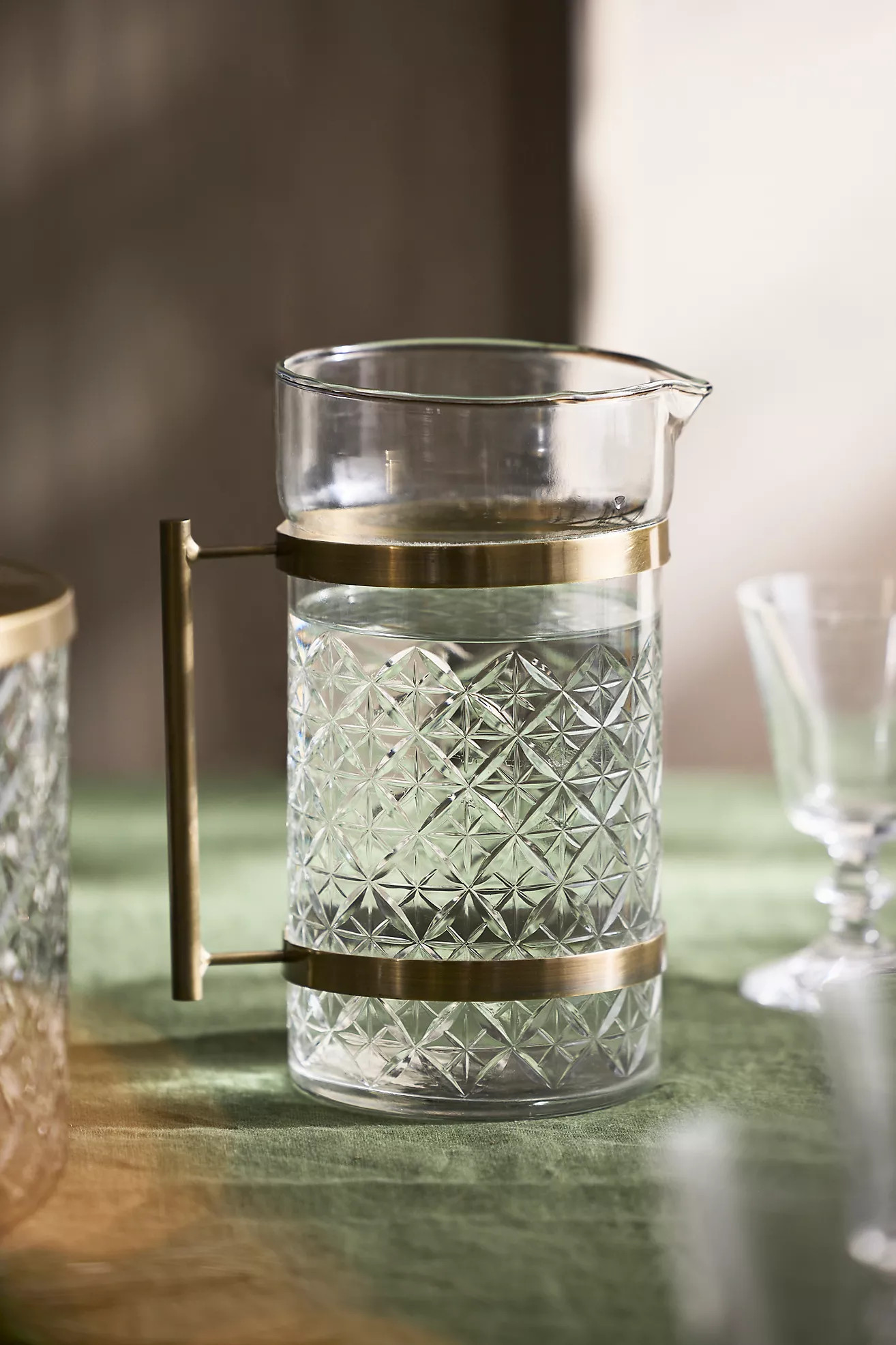 Starry Etched Glass Pitcher | Anthropologie (US)