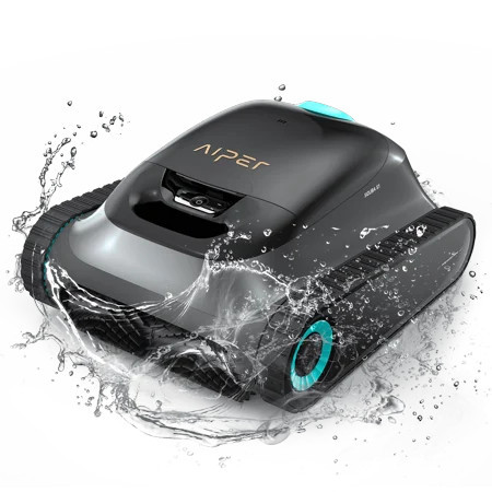 AIPER Scuba S1 Cordless Robotic Pool Vacuum Cleaner Pool Robot with Wall Climbing for Inground Pools Floors Walls and Waterlines 2024 CES Award | Walmart (US)