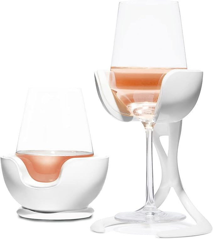 VoChill Stemmed Wine Chiller & Stemless Wine Chiller Bundle | Amazon (US)