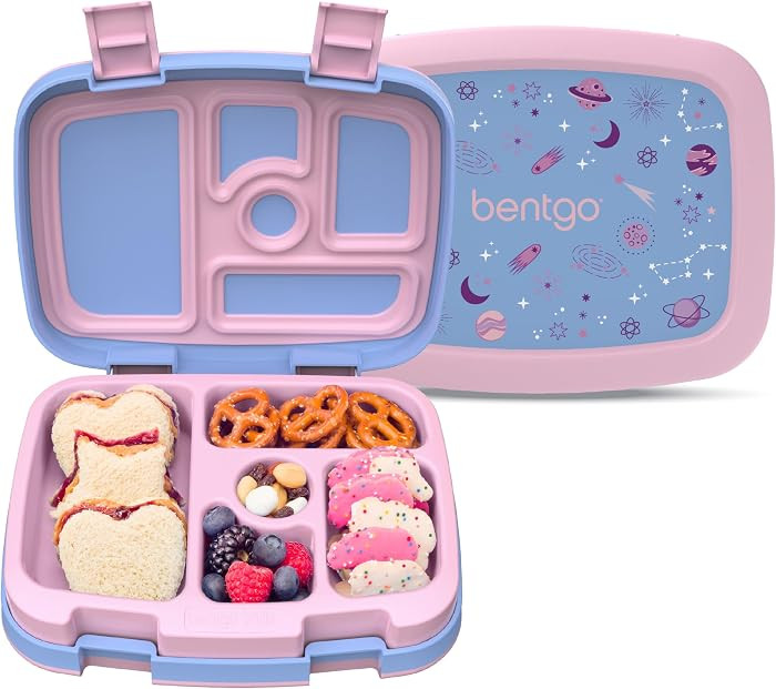 Bentgo Kids Prints Leak-Proof 5-Compartment Bento-Style Kids Lunch Box | Amazon (US)