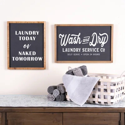 Laundry Sentiment Sign 15"H-85621DS | Wayfair North America