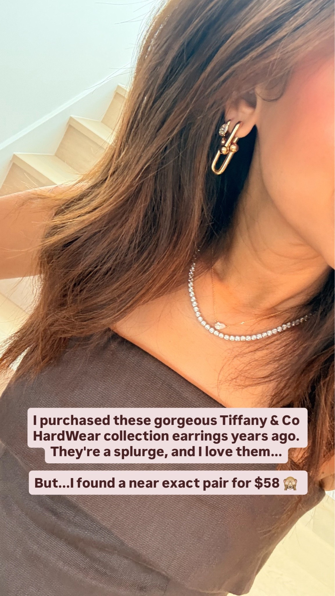A near exact pair to my Tiffany & co that I'm wearing in this photo!

#LTKOver40