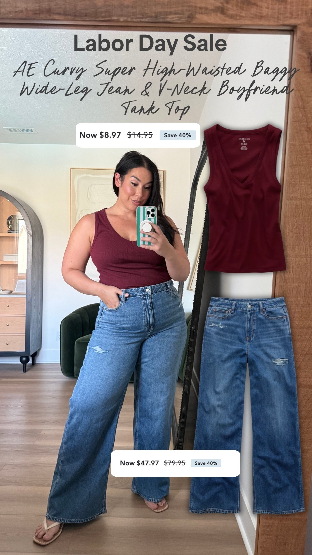 @American Eagle Outfitters Labor Day sale is on! 

Ootd, midsize fashion, fall outfit inspo

#LTKSeasonal #LTKootd #LTKMidsize