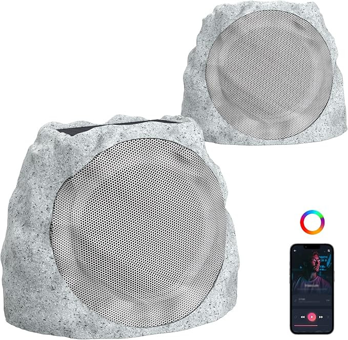 Outdoor Speakers Bluetooth Waterproof Patio TWS Connection Outdoor Bluetooth Speakers Wireless So... | Amazon (US)