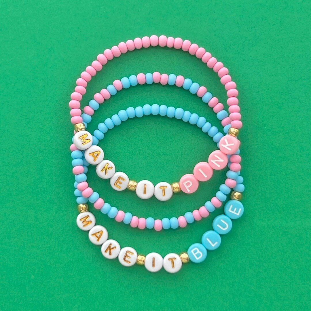 Make It Pink Make It Blue Pastel Sleeping Beauty Beaded Bracelets - Etsy | Etsy (US)