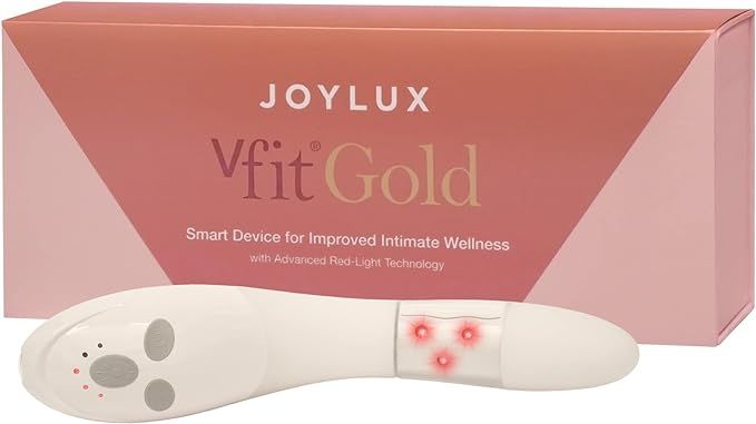 Joylux - vFit Gold Set, Red LED Light Intimate Health Device for Women, Sexual Wellness System fo... | Amazon (US)