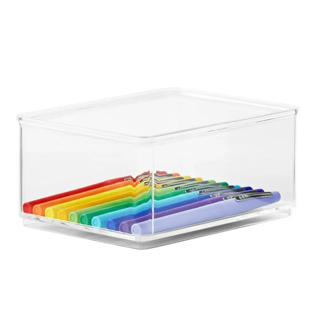 The Home Edit Medium Plastic Storage Box, Clear | Walmart (US)