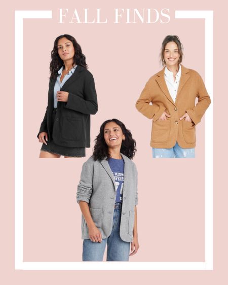 Fall outfit. Work wear. Blazer. Sweater blazer. Look for less. J crew. Target  

#LTKworkwear #LTKSeasonal #LTKunder50
