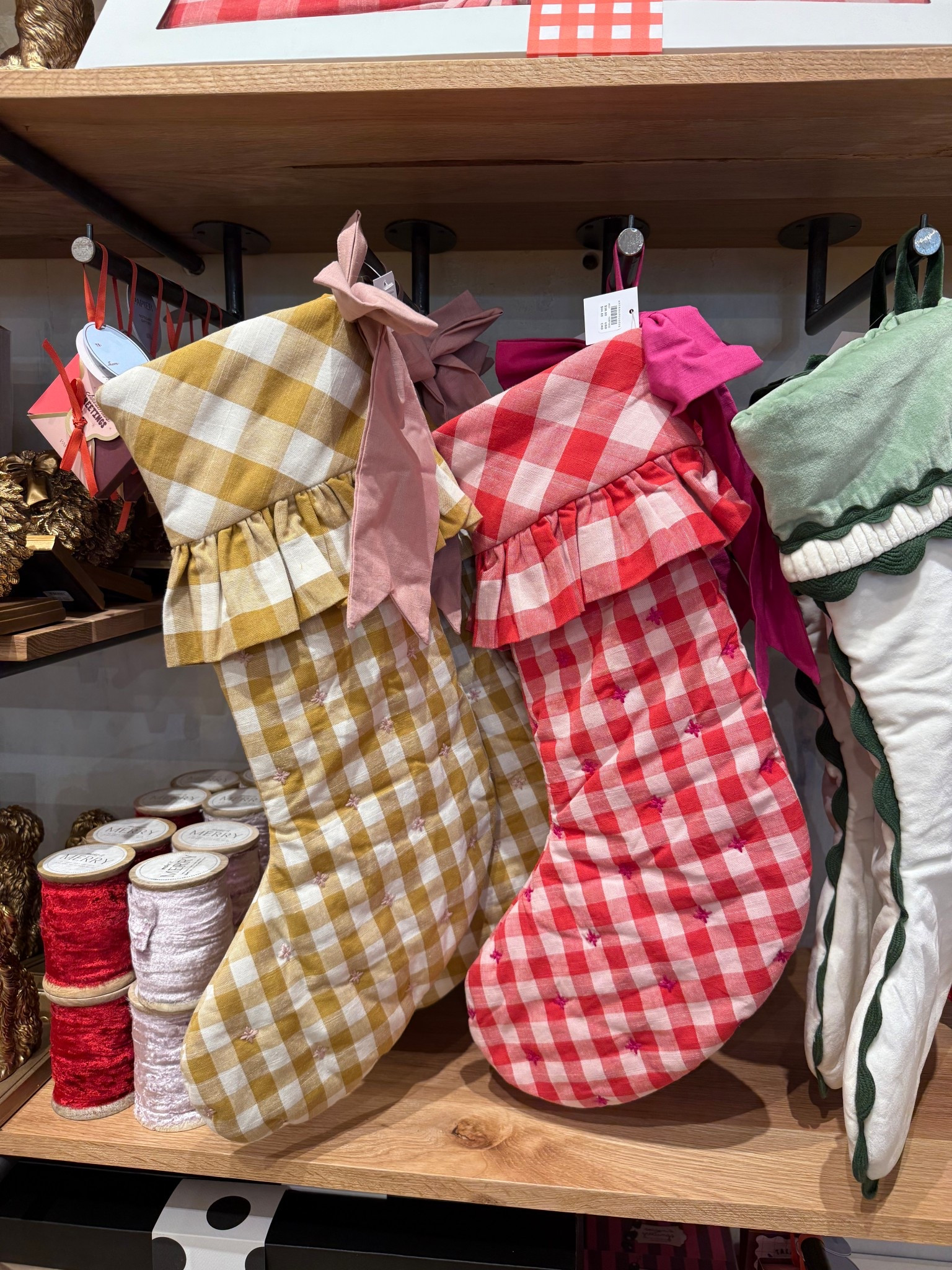 In love with these adorable gingham stockings from Anthropologie with the bow! So cute. $38

#LTKHoliday #LTKGiftGuide #LTKSeasonal