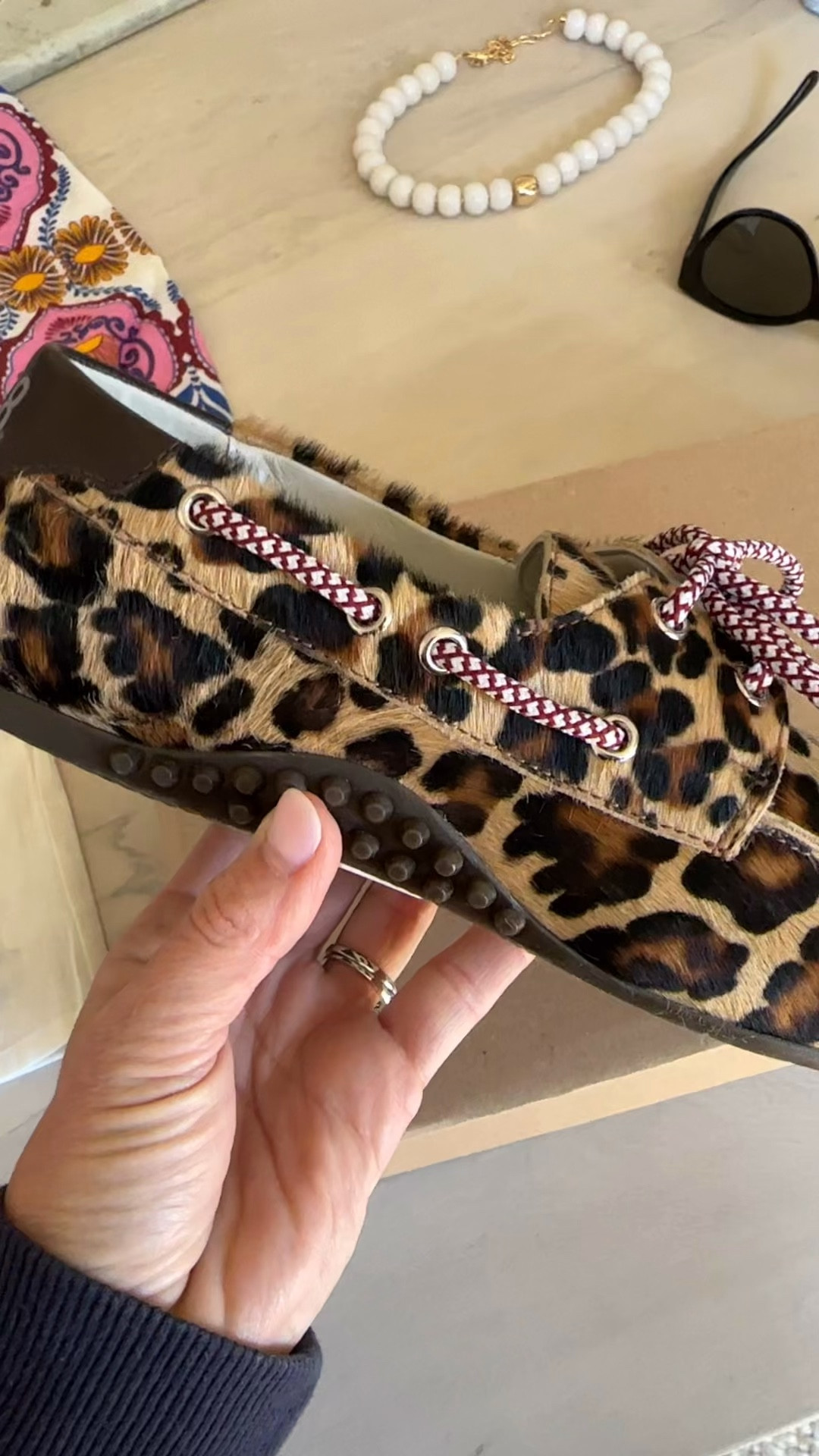 I am absolutely obsessed with these leopard shoes! For sizing… I did go with my bigger size. However, I have a wide foot and I plan to wear without socks, so I wanted to make sure they were roommate. I think if you have a narrow foot and or you plan to wear with a thin sock, I would do your smaller size.

#LTKmomlife #LTKOver40 #LTKTravel