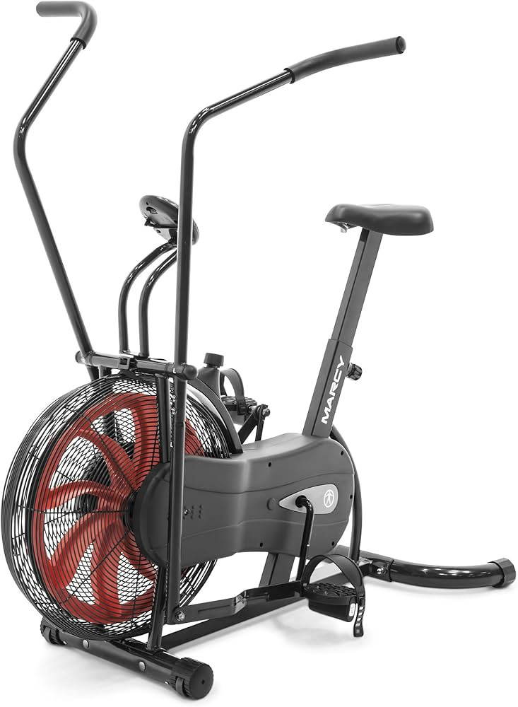 Marcy Air-Resistance Exercise Fan Bike With Dual Acction Handlebars | Amazon (US)