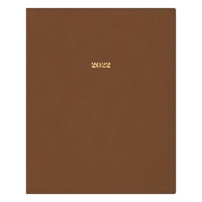 2022 Planner 8"x10" Weekly/Monthly Bookbound Walnut - The Everygirl for Day Designer | Target